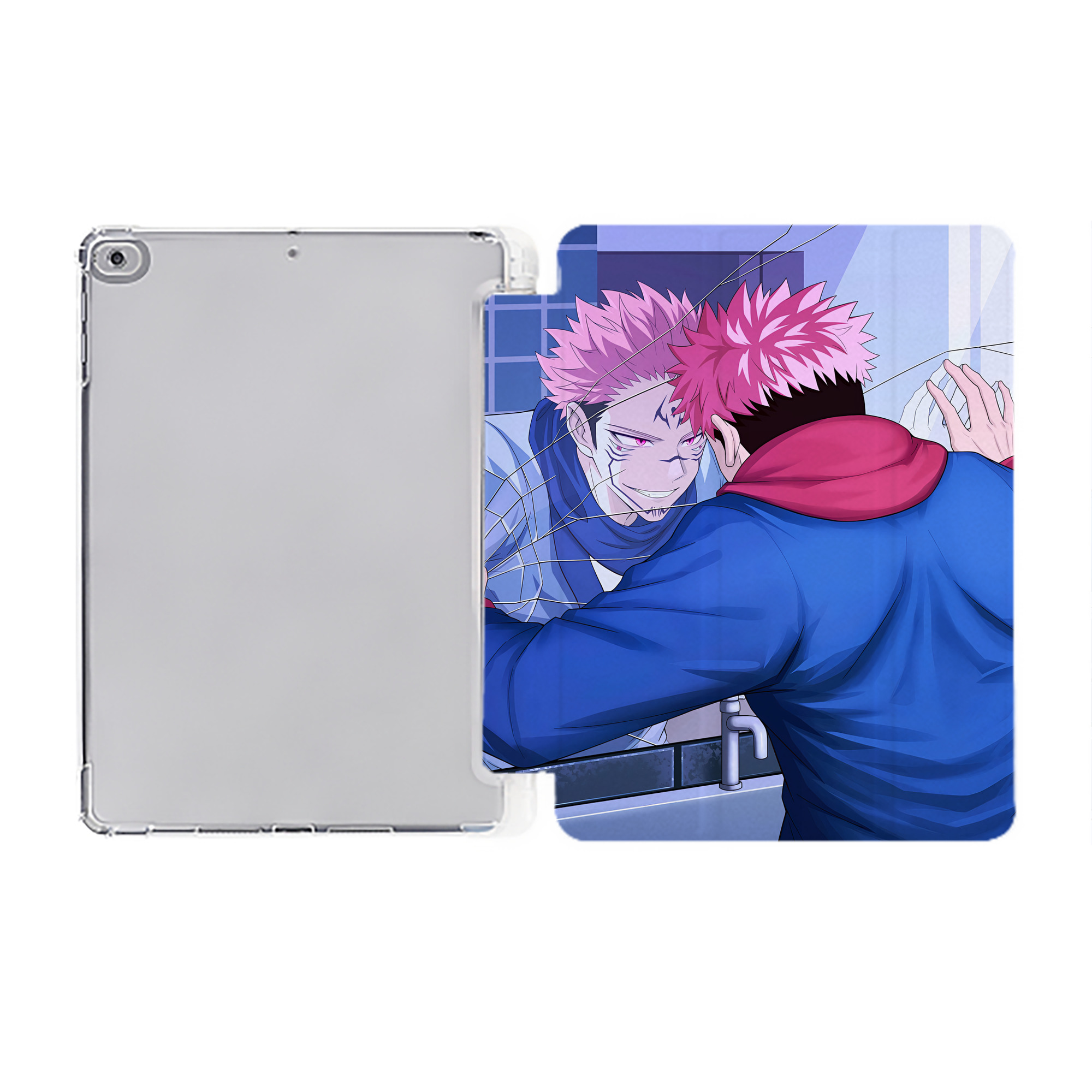 （画像用） SPY×FAMILY间谍家家酒 IPad ケース ペン収納付き 三つ折りスタンド PUレザー×シリコン 対応機種9.5/10.5/10.9インチ